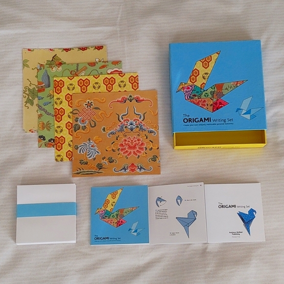 Origami paper writing stationery craft box set - new - Picture 1 of 6
